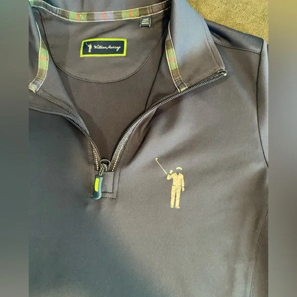William Murray 1/4 zip chip shot pullover EUC Small - Picture 3 of 7